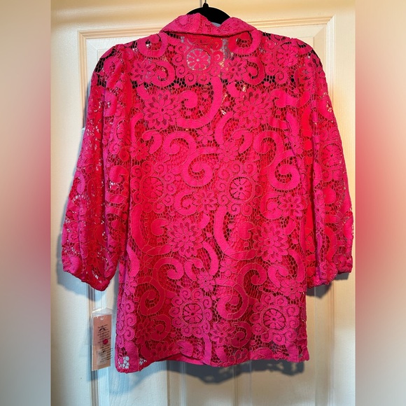 NWT Nanette Fuchsia Top - Picture 2 of 5